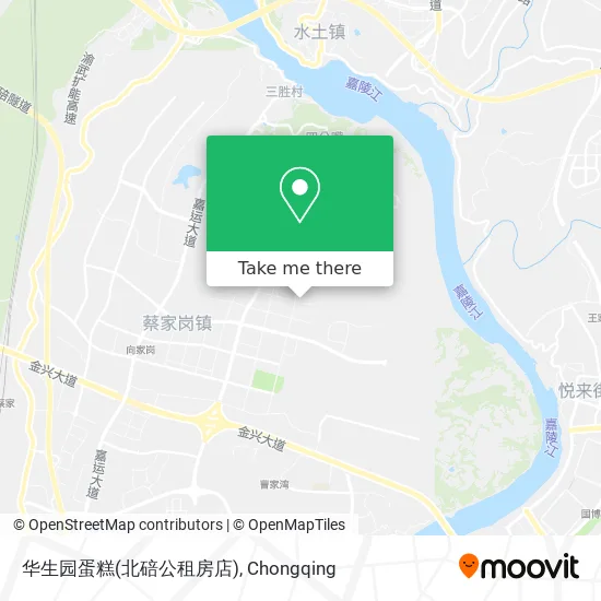 华生园蛋糕(北碚公租房店) map