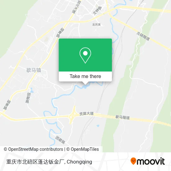 重庆市北碚区蓬达钣金厂 map