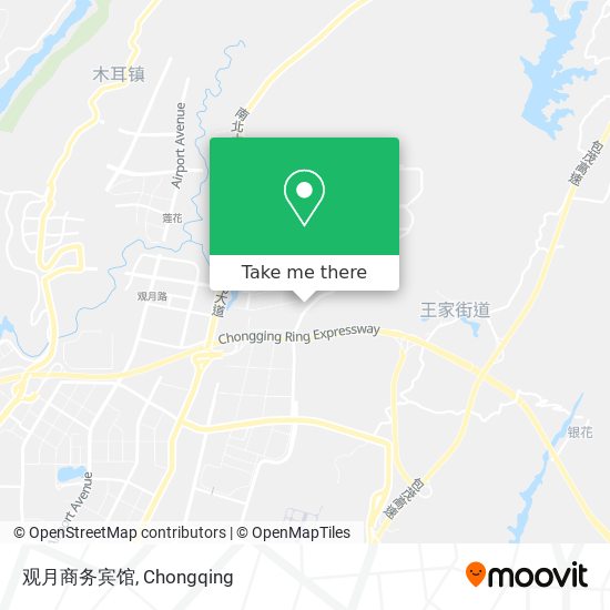 观月商务宾馆 map