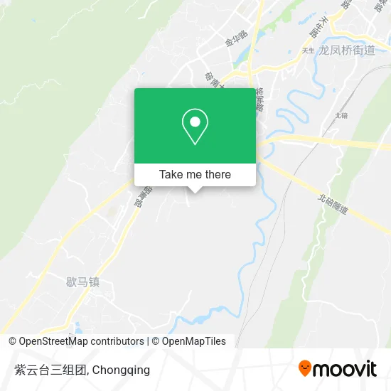 紫云台三组团 map