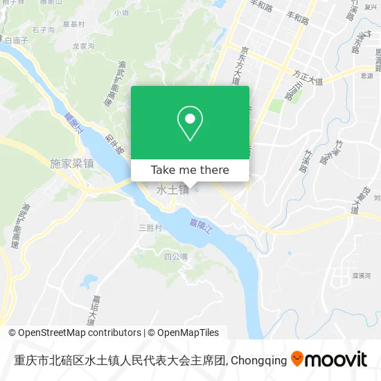 重庆市北碚区水土镇人民代表大会主席团 map