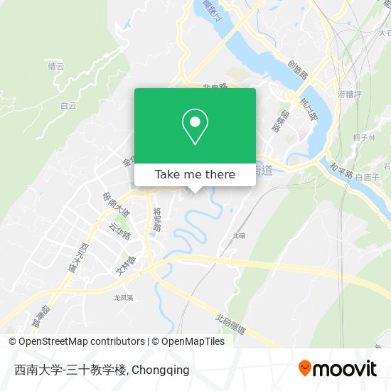 西南大学-三十教学楼 map