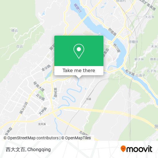西大文百 map