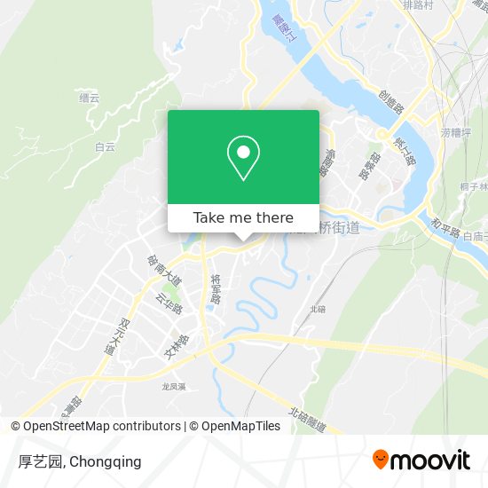 厚艺园 map