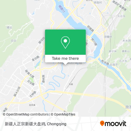 新疆人正宗新疆大盘鸡 map