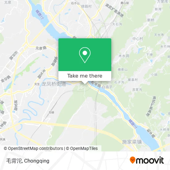 毛背沱 map