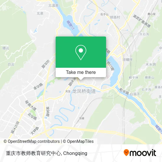重庆市教师教育研究中心 map