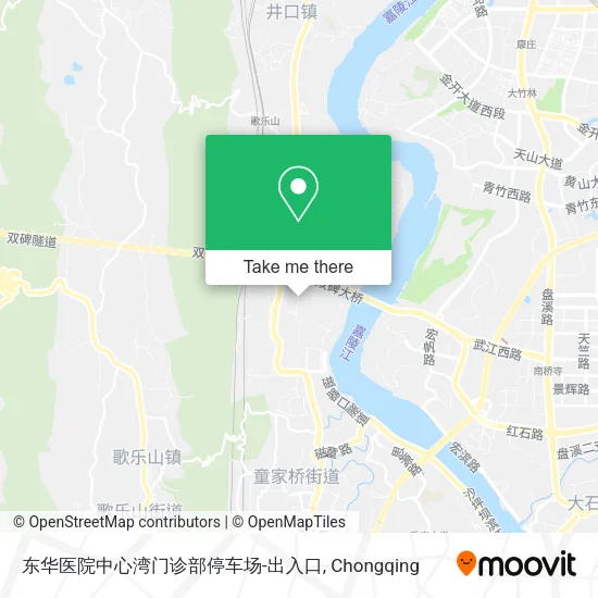 东华医院中心湾门诊部停车场-出入口 map