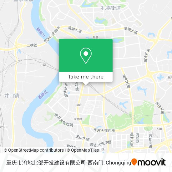 重庆市渝地北部开发建设有限公司-西南门 map