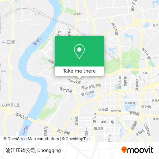渝江压铸公司 map