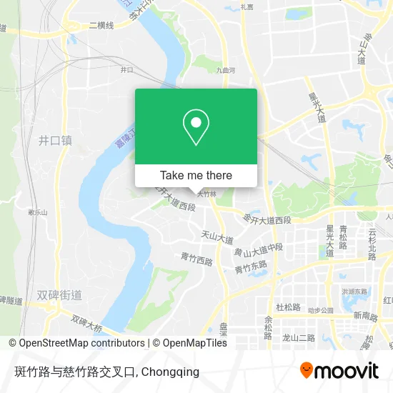 斑竹路与慈竹路交叉口 map
