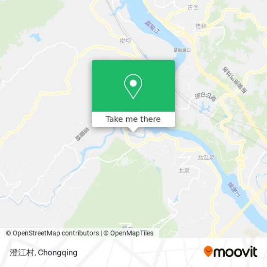 澄江村 map