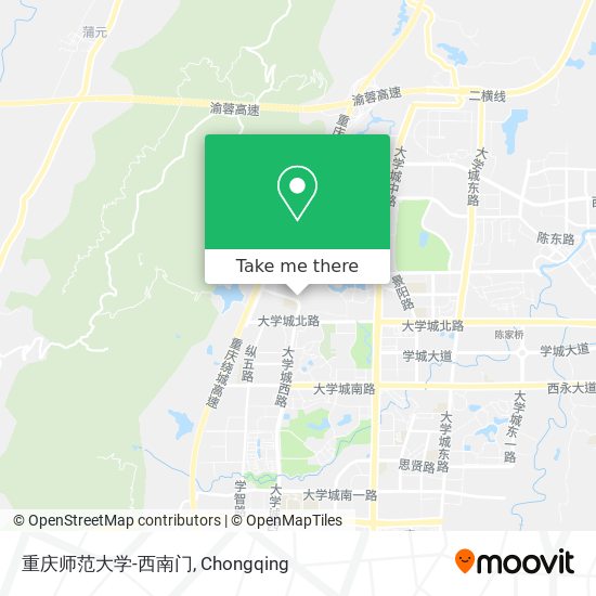 重庆师范大学-西南门 map