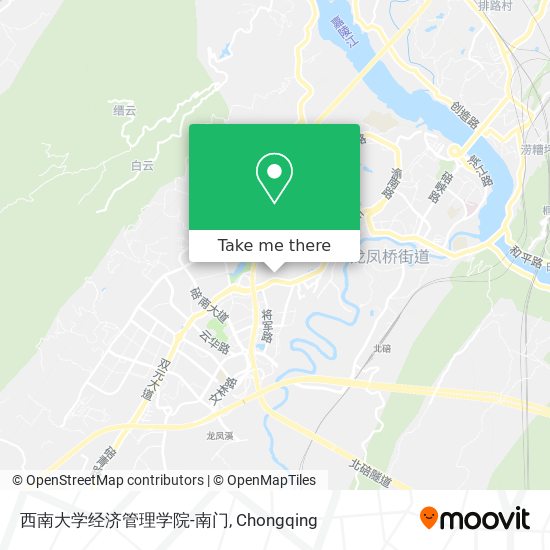 西南大学经济管理学院-南门 map