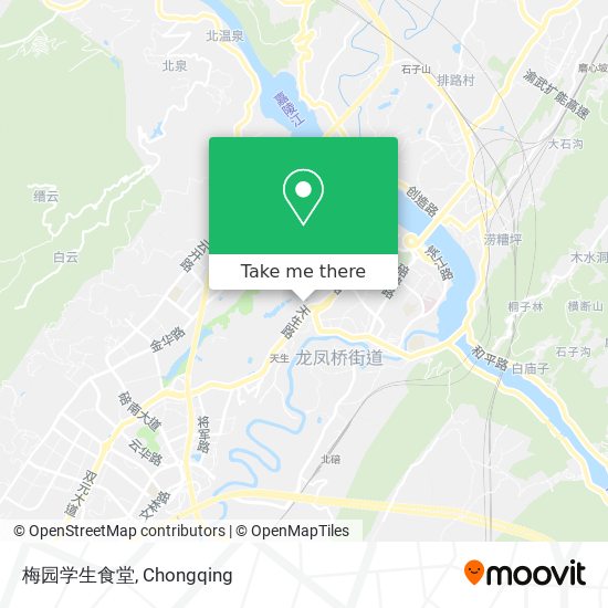 梅园学生食堂 map