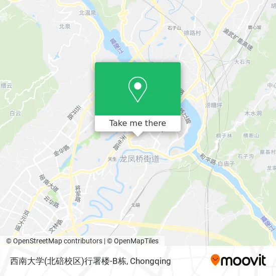 西南大学(北碚校区)行署楼-B栋 map