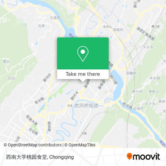 西南大学桃园食堂 map