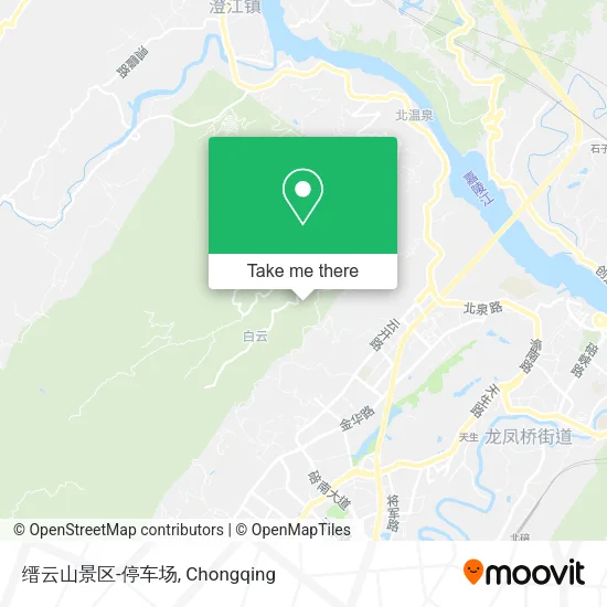 缙云山景区-停车场 map