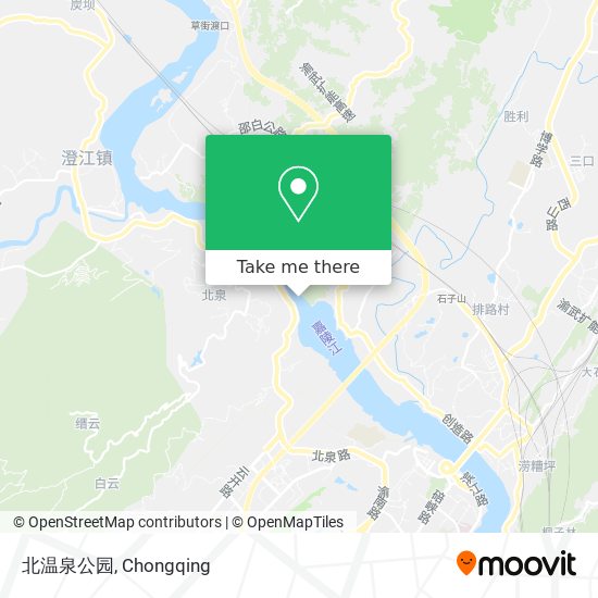 北温泉公园 map