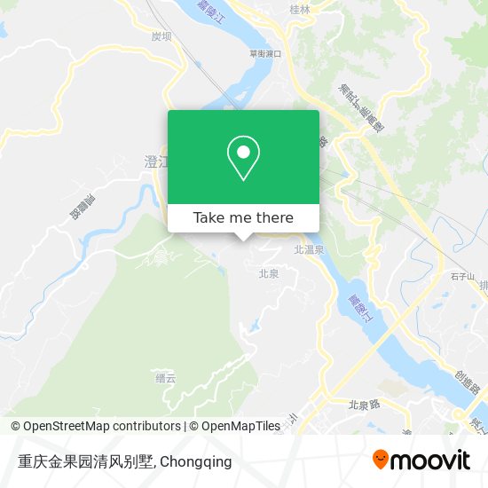 重庆金果园清风别墅 map