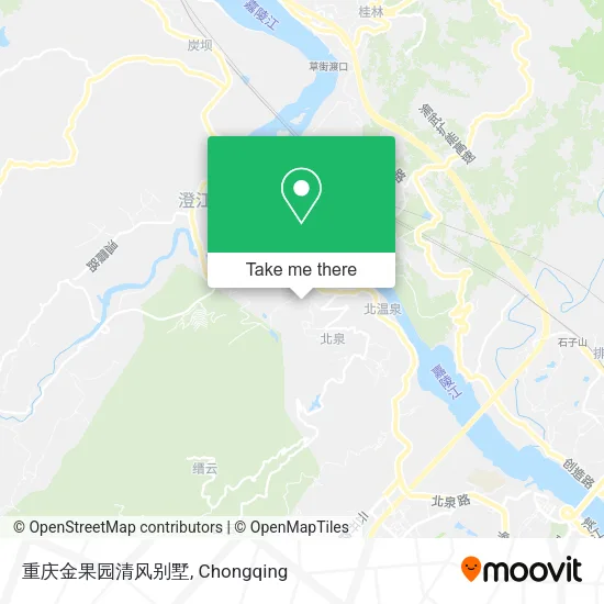 重庆金果园清风别墅 map
