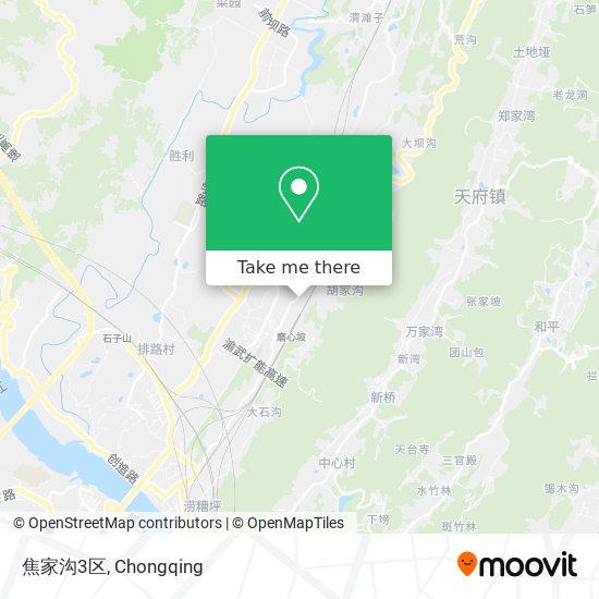 焦家沟3区 map