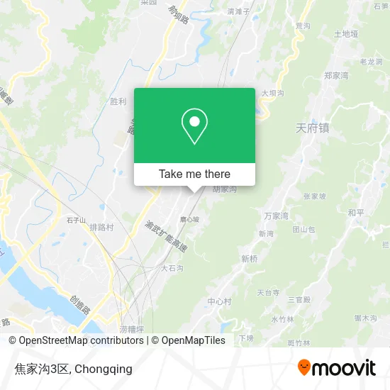 焦家沟3区 map