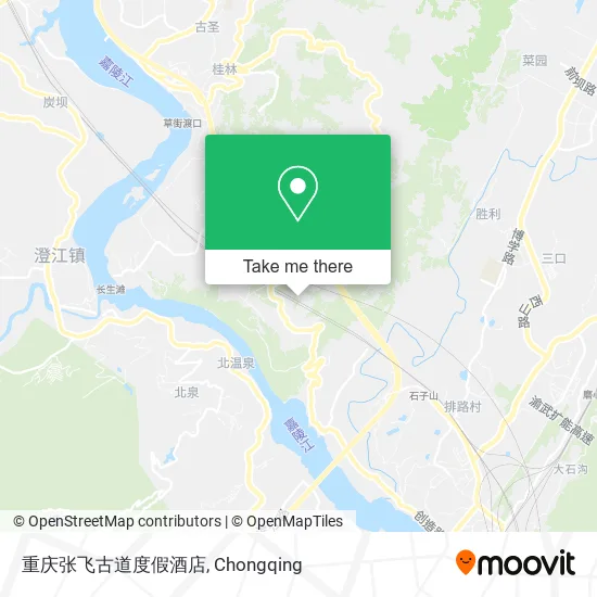 重庆张飞古道度假酒店 map