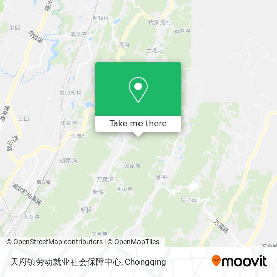 天府镇劳动就业社会保障中心 map