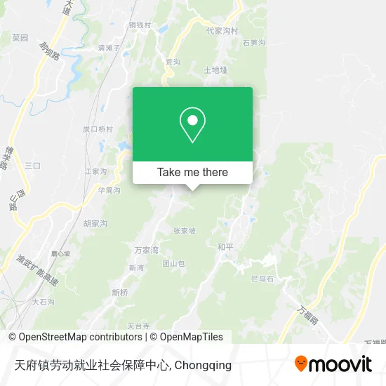 天府镇劳动就业社会保障中心 map