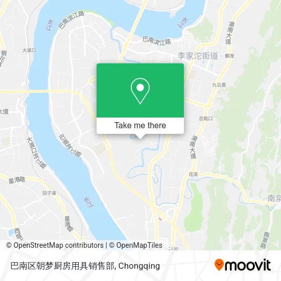 巴南区朝梦厨房用具销售部 map