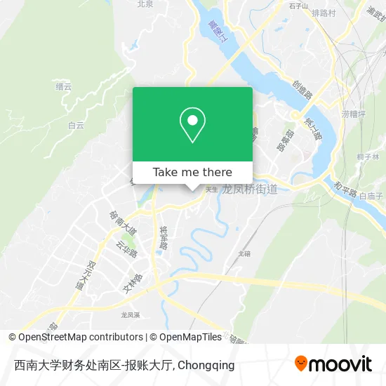 西南大学财务处南区-报账大厅 map
