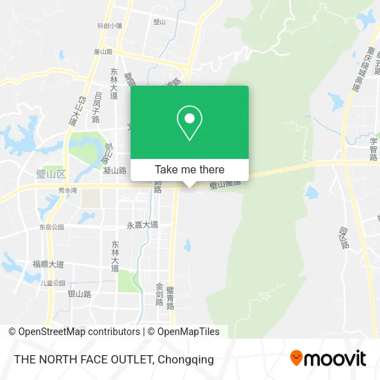 THE NORTH FACE OUTLET map