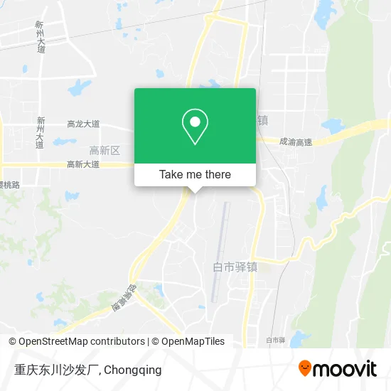 重庆东川沙发厂 map