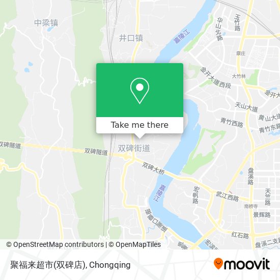 聚福来超市(双碑店) map