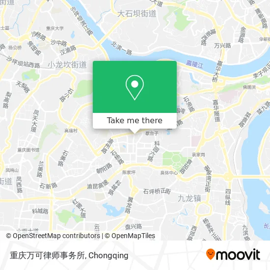重庆万可律师事务所 map