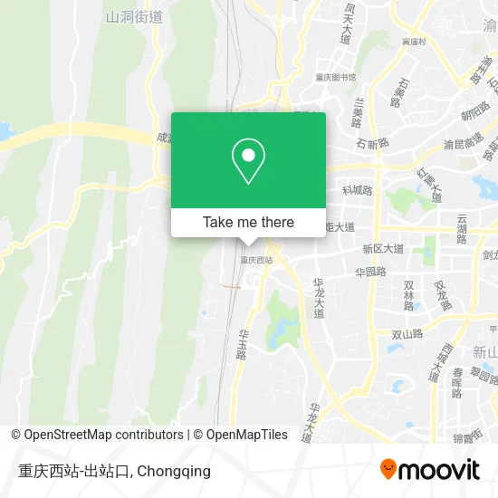 重庆西站-出站口 map