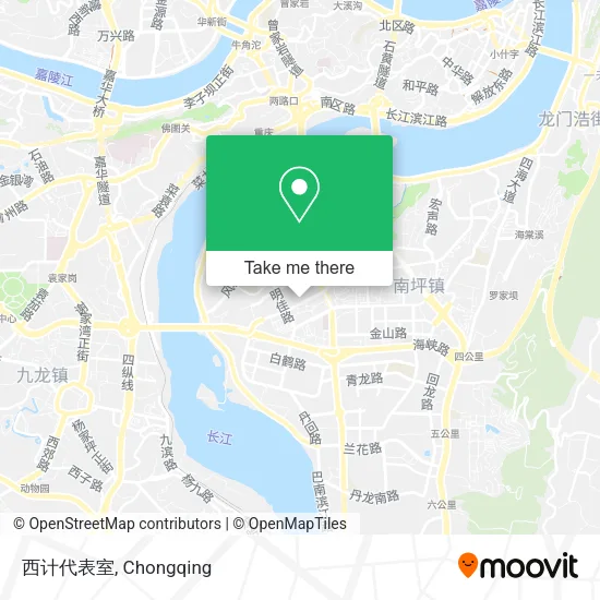西计代表室 map