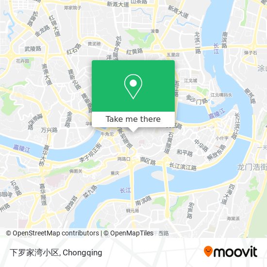 下罗家湾小区 map