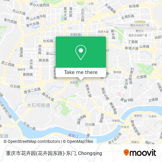 重庆市花卉园(花卉园东路)-东门 map