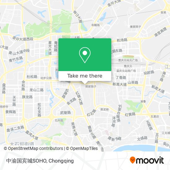 中渝国宾城SOHO map