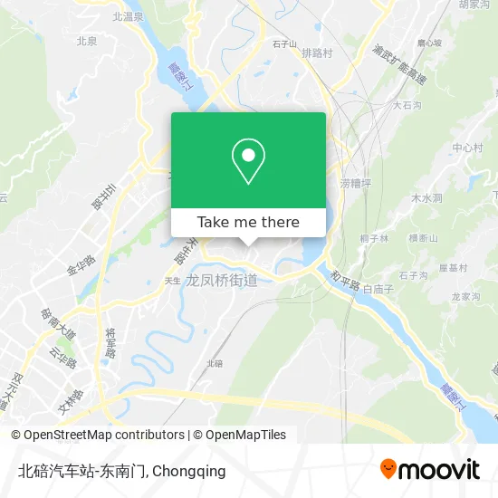 北碚汽车站-东南门 map