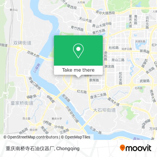重庆南桥寺石油仪器厂 map