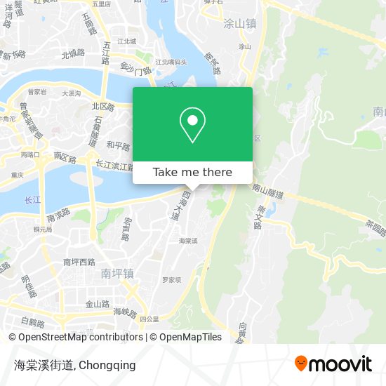 海棠溪街道 map