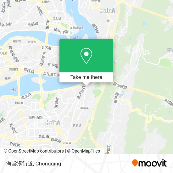 海棠溪街道 map