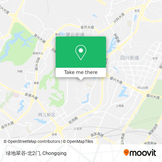 绿地翠谷-北2门 map