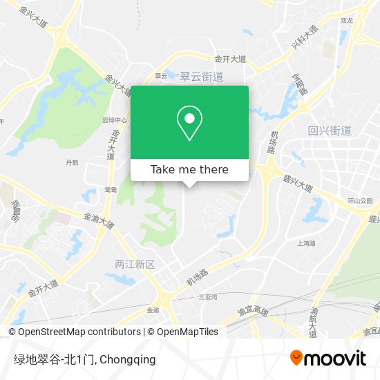 绿地翠谷-北1门 map