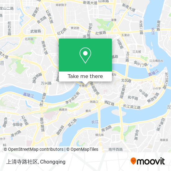 上清寺路社区 map