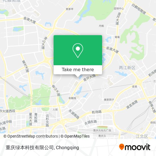 重庆绿本科技有限公司 map