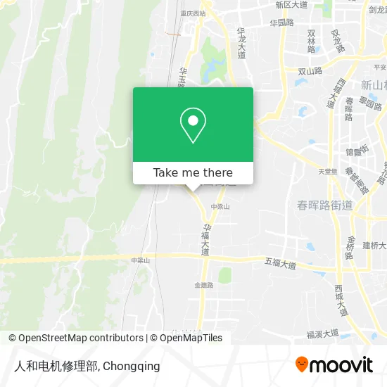 人和电机修理部 map